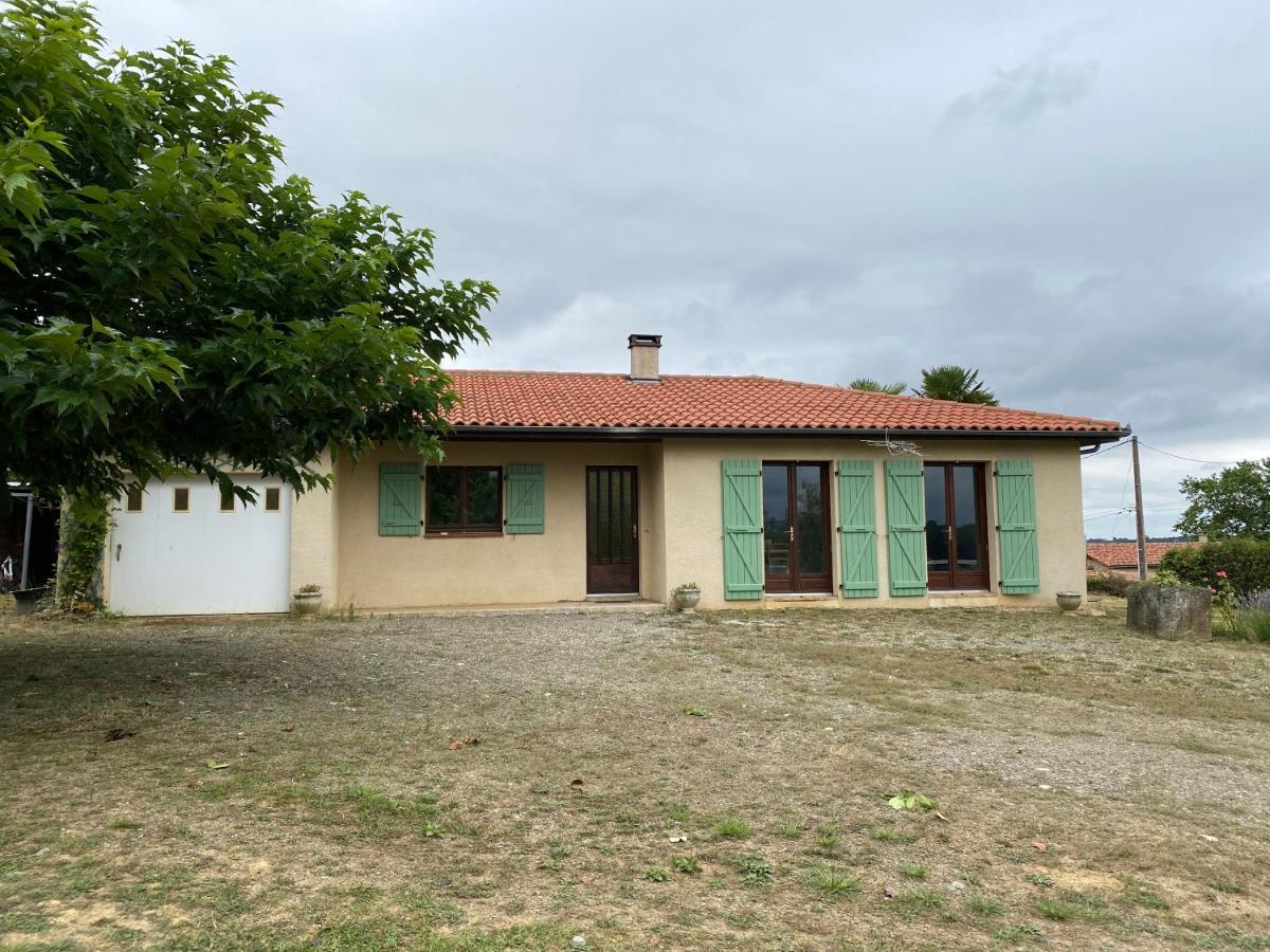 Maison En Campagne Avec Vue Sur Les Pyrenees Estampes Bagian luar foto